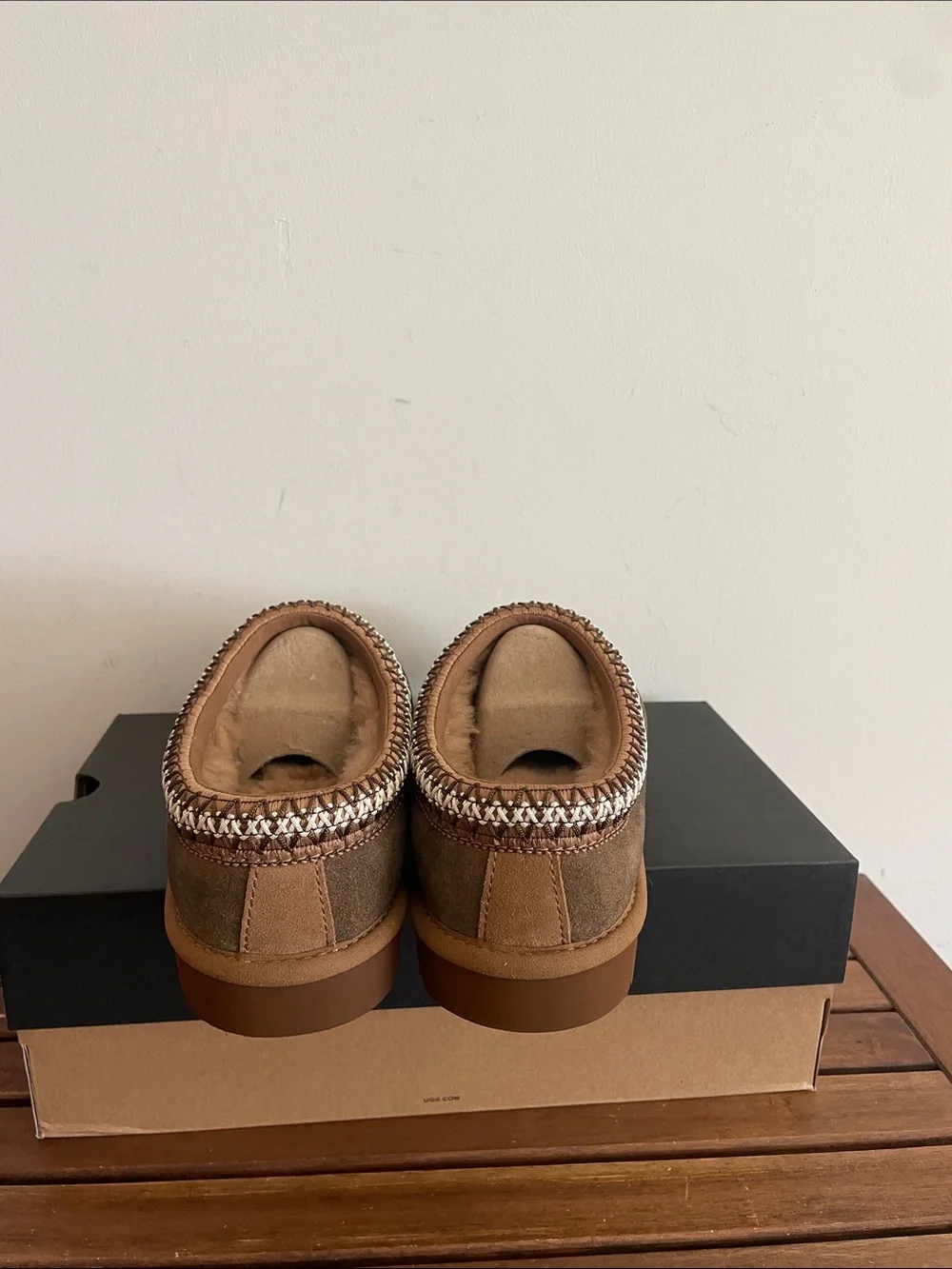 UGG Tasman Baxter Slippers Chestnut USA Men Size 8/UK 7/EU 41